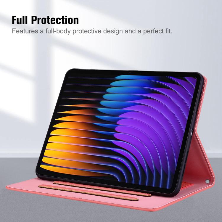For Xiaomi Pad 8 / 8 Pro 7 / 7 Pro Cat Skin-feel Litchi Leather Tablet Case