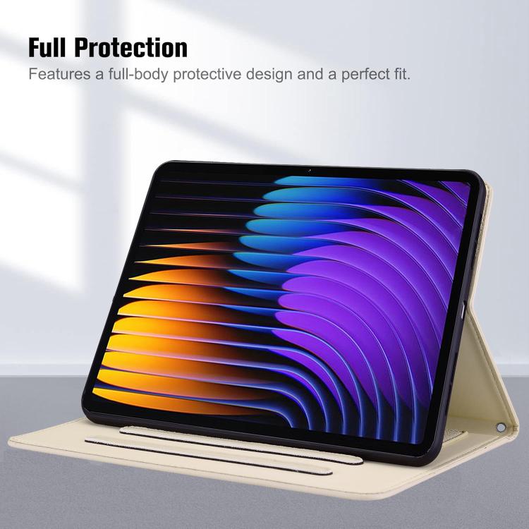 For Xiaomi Pad 8 / 8 Pro 7 / 7 Pro Cat Skin-feel Litchi Leather Tablet Case