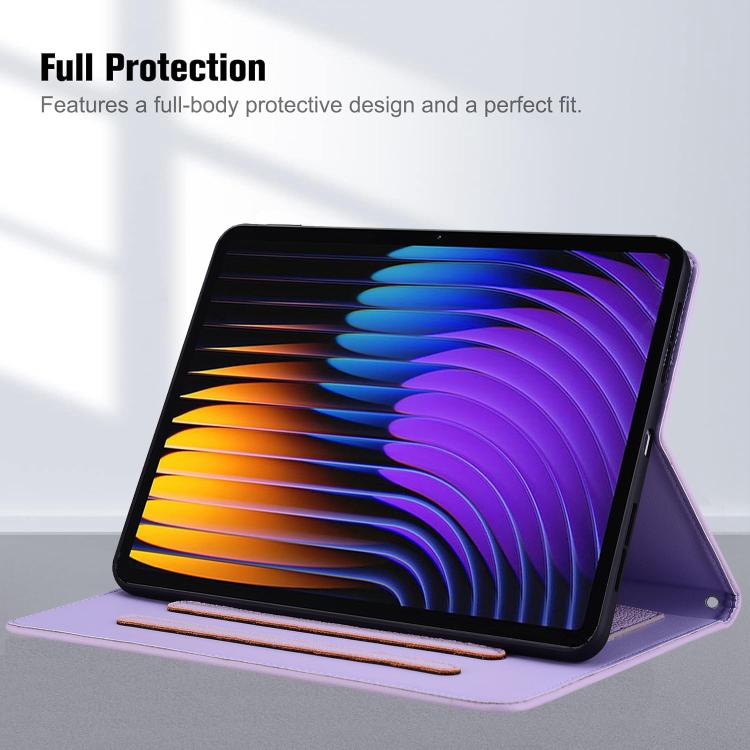 For Xiaomi Pad 8 / 8 Pro 7 / 7 Pro Cat Skin-feel Litchi Leather Tablet Case
