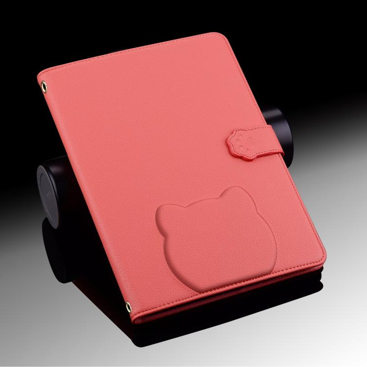 For Xiaomi Redmi K Pad Cat Skin-feel Litchi Leather Tablet Case