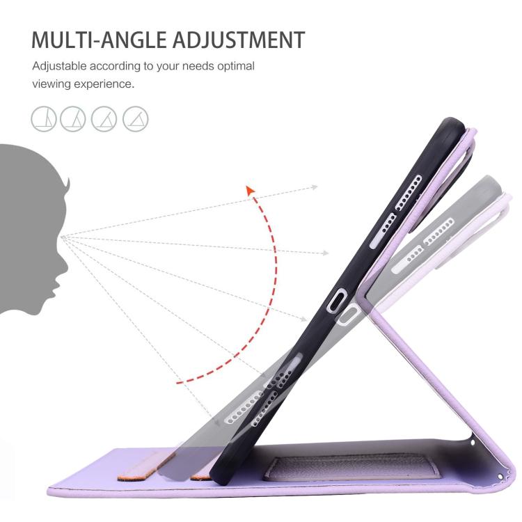 For Xiaomi Redmi K Pad Cat Skin-feel Litchi Leather Tablet Case