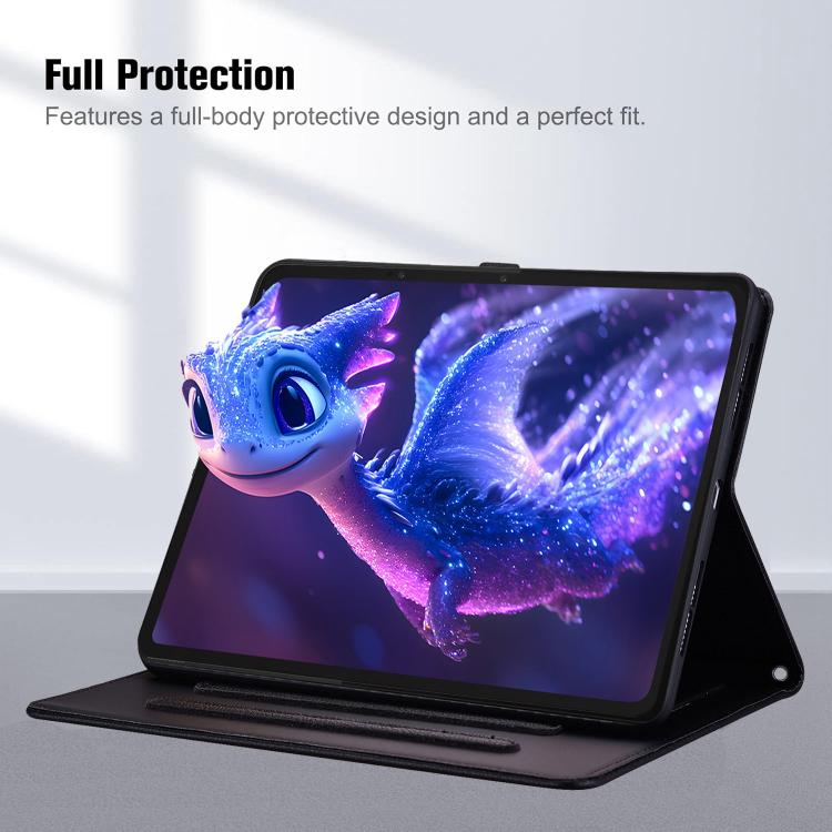 For Honor Pad 10 12.1 Cat Skin-feel Litchi Leather Tablet Case