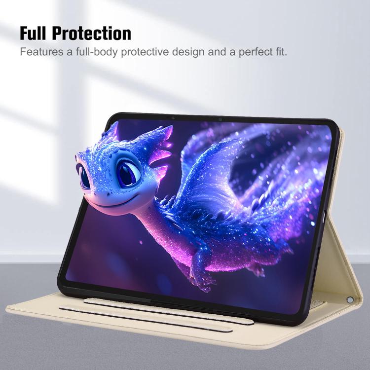 For Honor Pad 10 12.1 Cat Skin-feel Litchi Leather Tablet Case