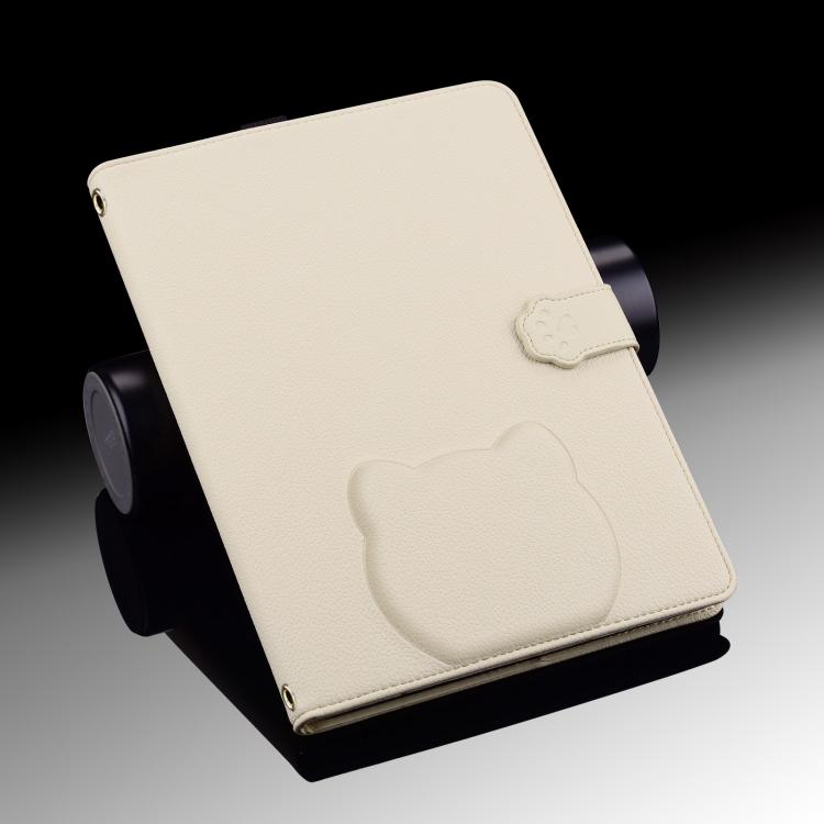 For Honor Pad 10 12.1 Cat Skin-feel Litchi Leather Tablet Case
