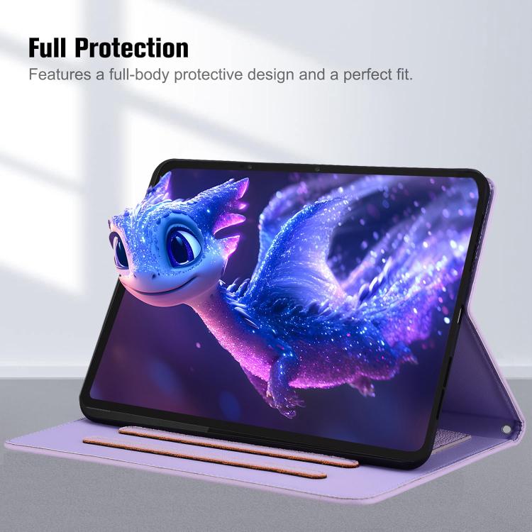 For Honor Pad 10 12.1 Cat Skin-feel Litchi Leather Tablet Case