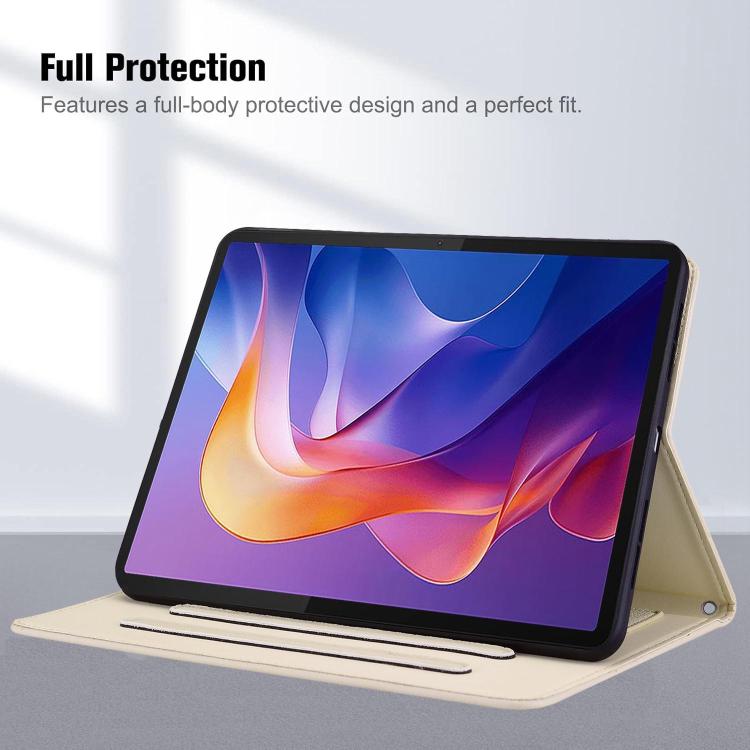 For Honor MagicPad4 / 3 Pro 12.3 2026 Cat Skin-feel Litchi Leather Tablet Case