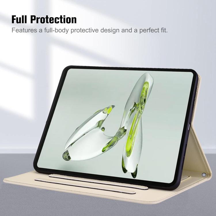 For OnePlus Pad Pro 12.1 / Pad 2 12.1 2024 Cat Skin-feel Litchi Leather Tablet Case