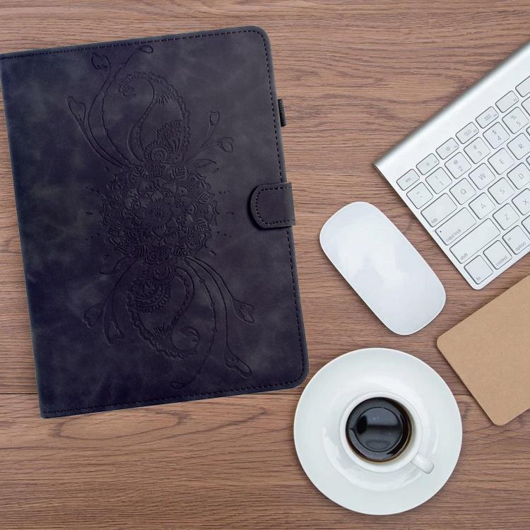 For Lenovo Xiaoxin Pad 11 2025 Mandala Embossed Smart Leather Tablet Case