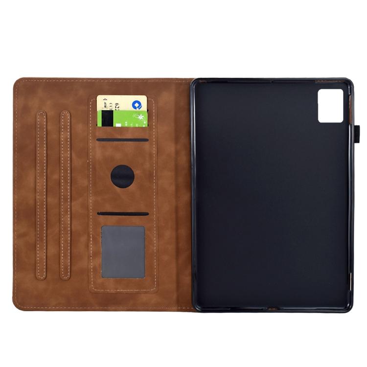 For Lenovo Xiaoxin Pad 12.1 2025 Mandala Embossed Smart Leather Tablet Case