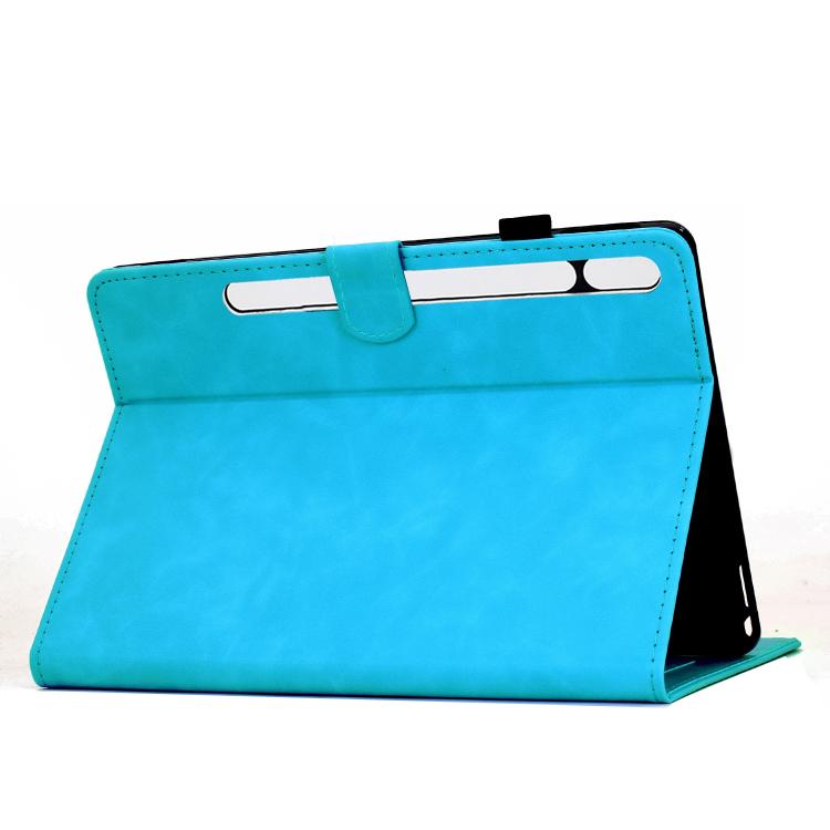 For Samsung Galaxy Tab S10 FE+ Mandala Embossed Smart Leather Tablet Case