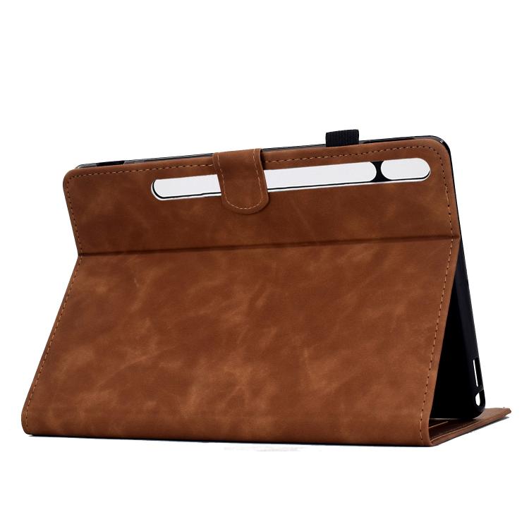 For Samsung Galaxy Tab S10 FE+ Mandala Embossed Smart Leather Tablet Case