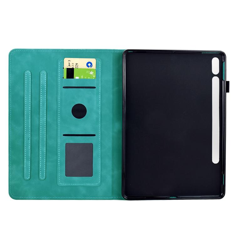 For Samsung Galaxy Tab S10 FE+ Mandala Embossed Smart Leather Tablet Case