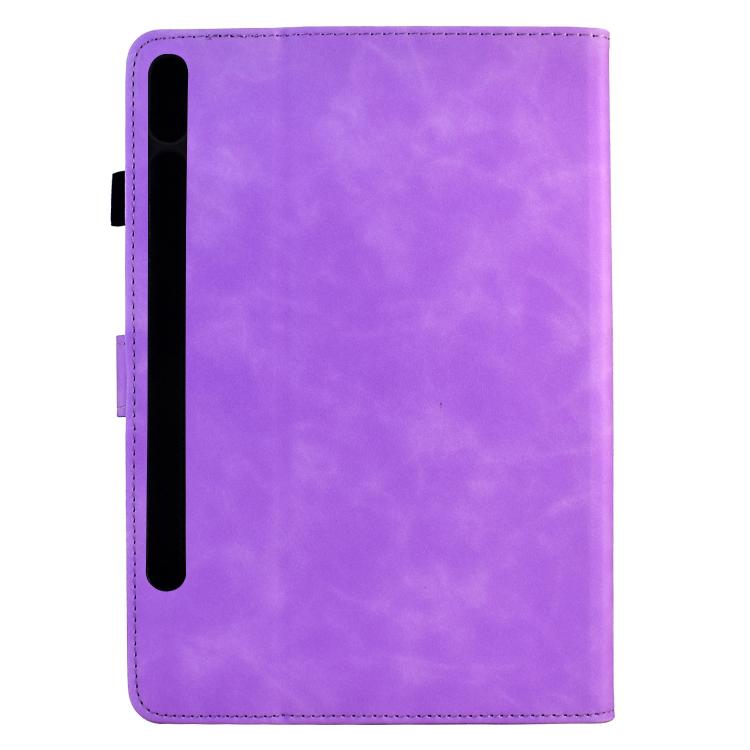 For Samsung Galaxy Tab S10 FE+ Mandala Embossed Smart Leather Tablet Case