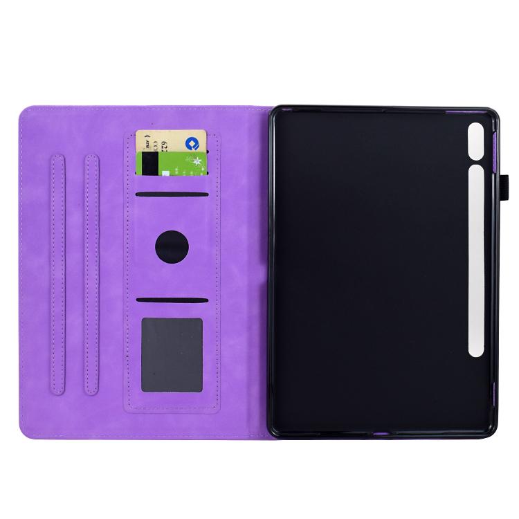 For Samsung Galaxy Tab S10 FE+ Mandala Embossed Smart Leather Tablet Case