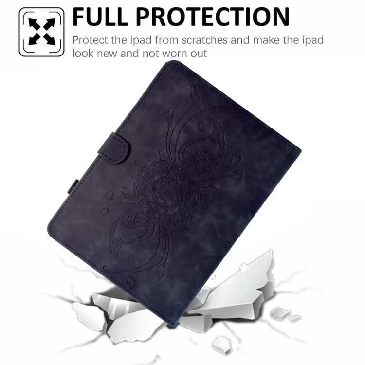 For Samsung Galaxy Tab S10 FE+ Mandala Embossed Smart Leather Tablet Case