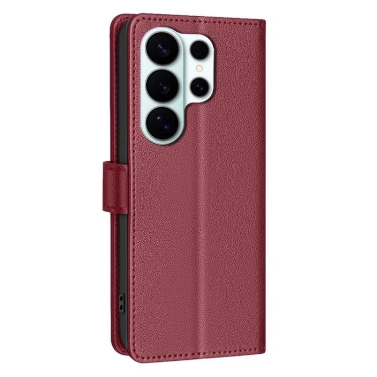 For Samsung Galaxy S26 Ultra 5G Litchi Texture RFID Anti-theft Leather Phone Case