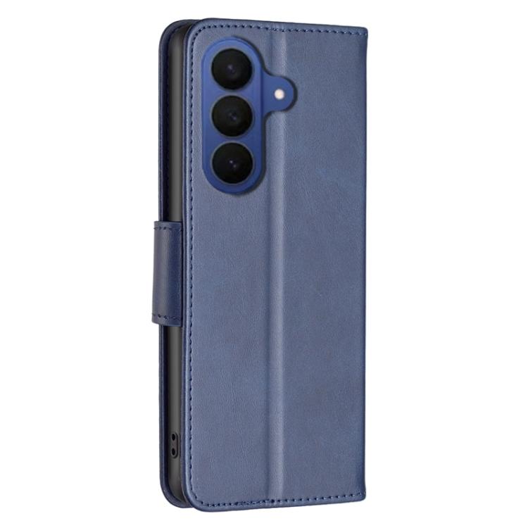 For Samsung Galaxy S26 5G Lambskin Texture Pure Color Flip Leather Phone Case