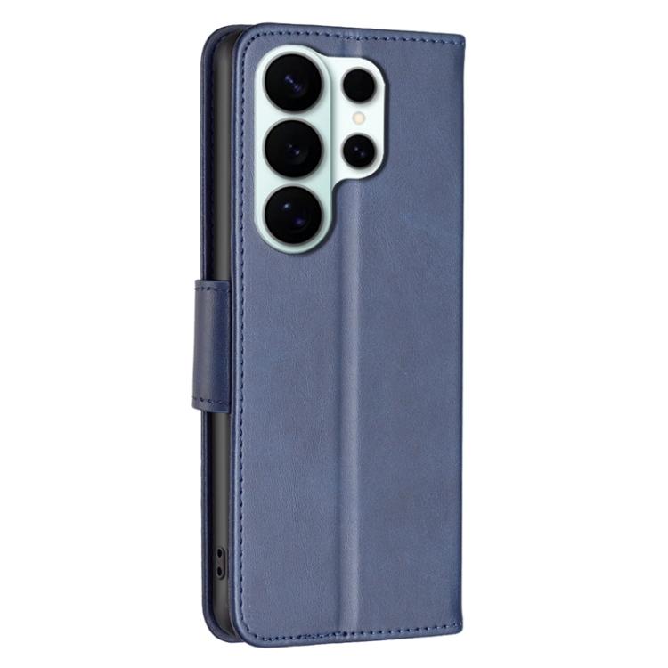 For Samsung Galaxy S26 Ultra 5G Lambskin Texture Pure Color Flip Leather Phone Case
