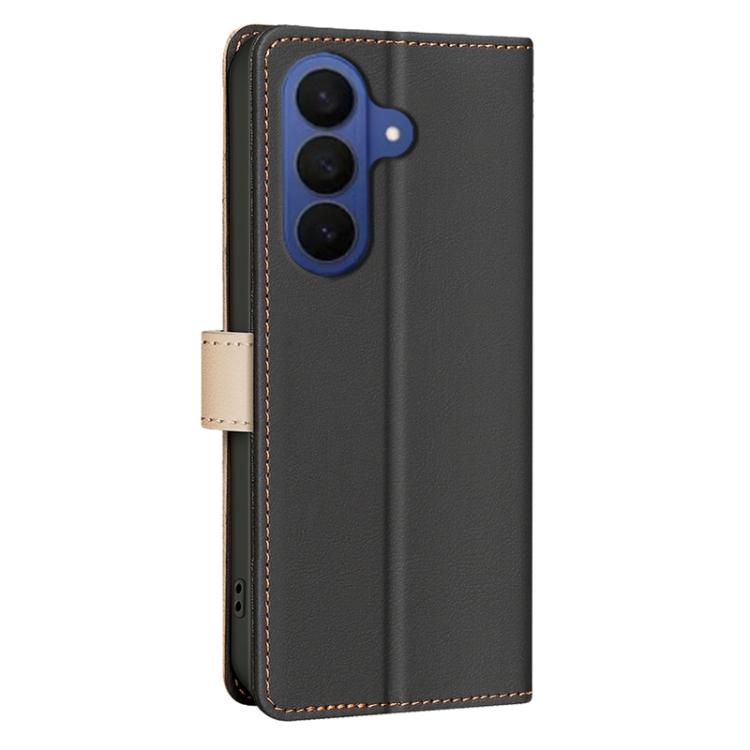 For Samsung Galaxy S26 5G Color Matching RFID Anti-theft Leather Phone Case