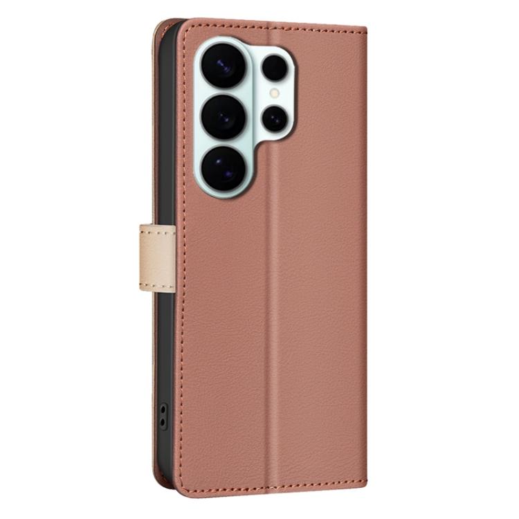 For Samsung Galaxy S26 Ultra 5G Color Matching RFID Anti-theft Leather Phone Case