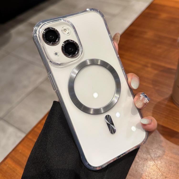 For iPhone 13 Transparent Acrylic MagSafe Phone Case