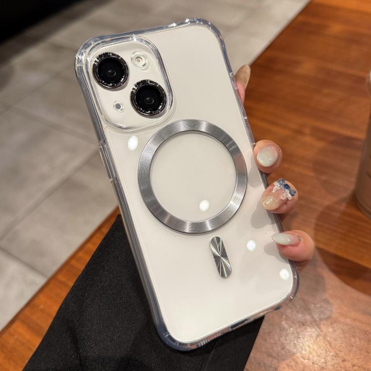 For iPhone 13 Transparent Acrylic MagSafe Phone Case