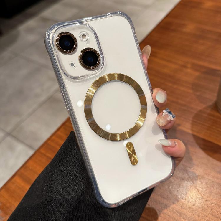 For iPhone 13 Transparent Acrylic MagSafe Phone Case
