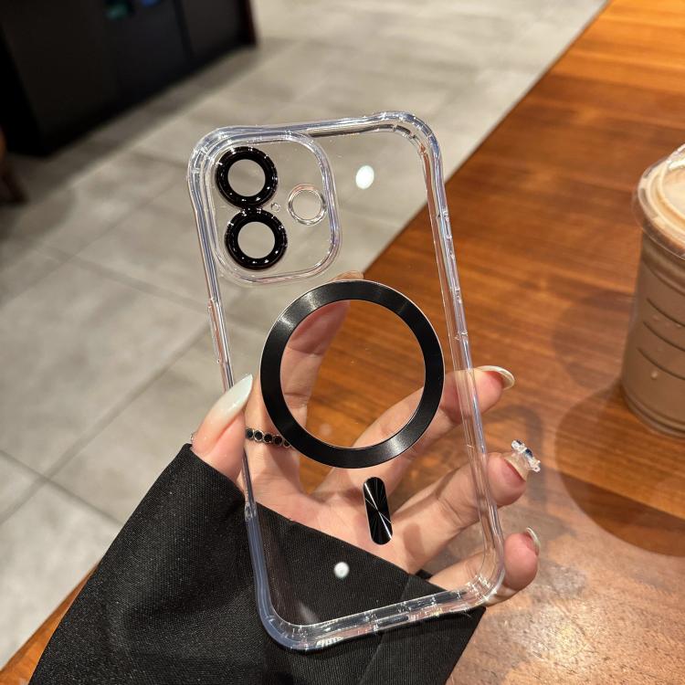 For iPhone 15 Transparent Acrylic MagSafe Phone Case