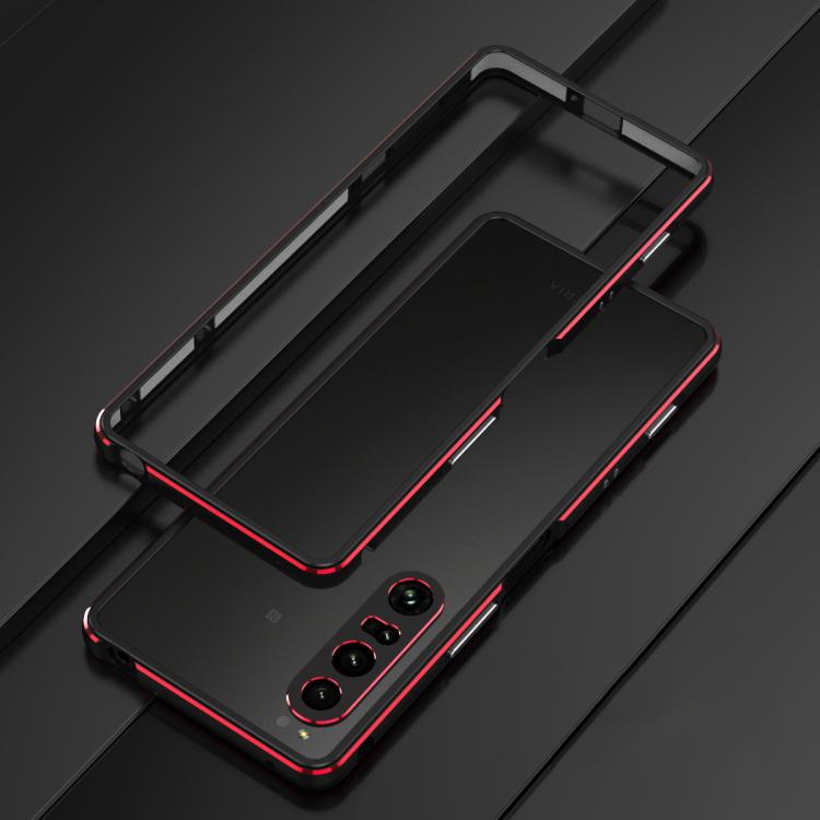 For Sony Xperia 1 VII Aurora Series Lens Protector + Metal Frame Phone Case