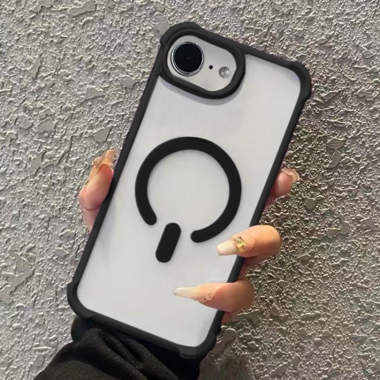 For iPhone 17e / 16e Semi-transparent Skin Feel Frosted MagSafe Phone Case