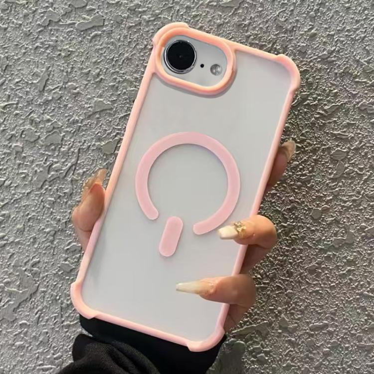 For iPhone 17e / 16e Semi-transparent Skin Feel Frosted MagSafe Phone Case