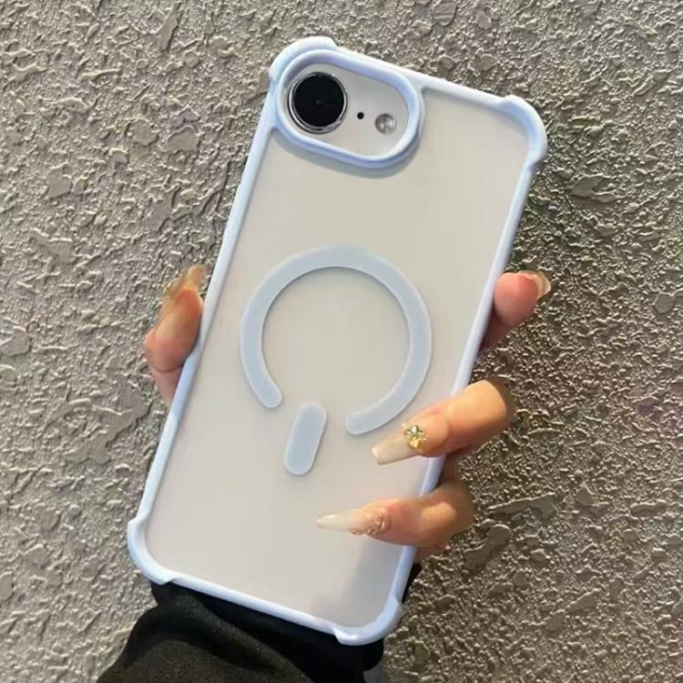For iPhone 17e / 16e Semi-transparent Skin Feel Frosted MagSafe Phone Case
