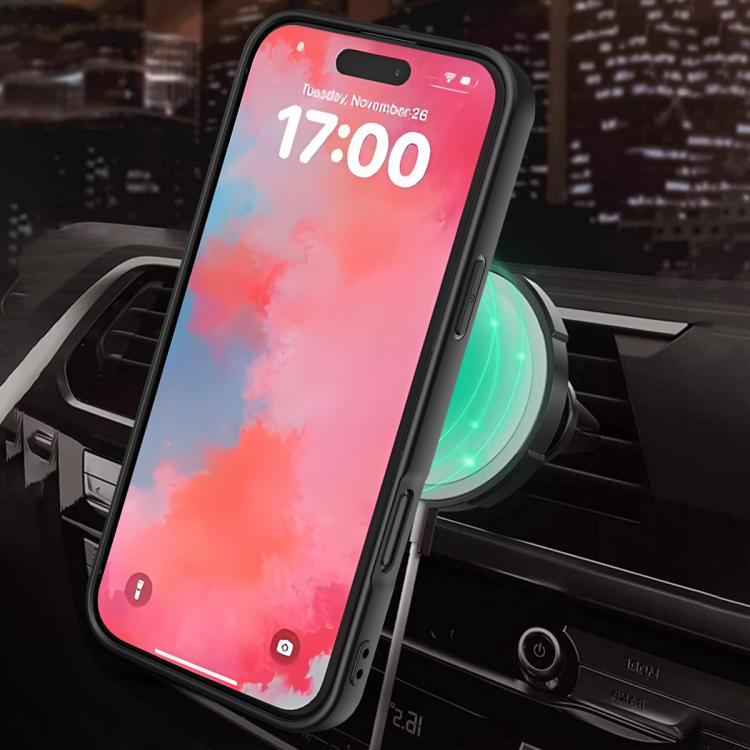 For iPhone 17 Armor Rotating Holder MagSafe Phone Case