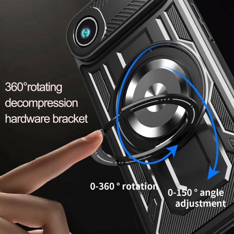 For iPhone Air Armor Rotating Holder MagSafe Phone Case