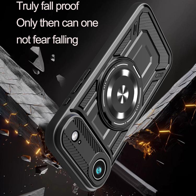 For iPhone Air Armor Rotating Holder MagSafe Phone Case