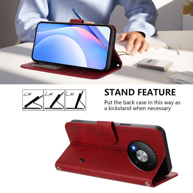 For ZTE Blade A73 5G Litter Panda Embossing RFID Leather Phone Case with Lanyard