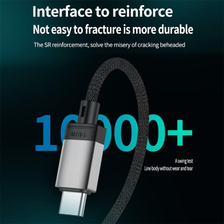 140W Type-C to Magsafe 3 Magnetic Side Bend Charging Cable, Length: 2m