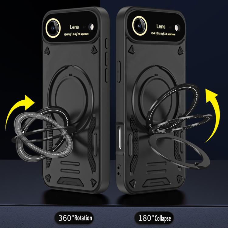 For iPhone Air Large Window MagSafe Holder Phone Case