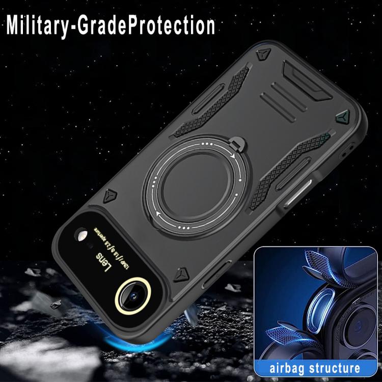 For iPhone Air Large Window MagSafe Holder Phone Case