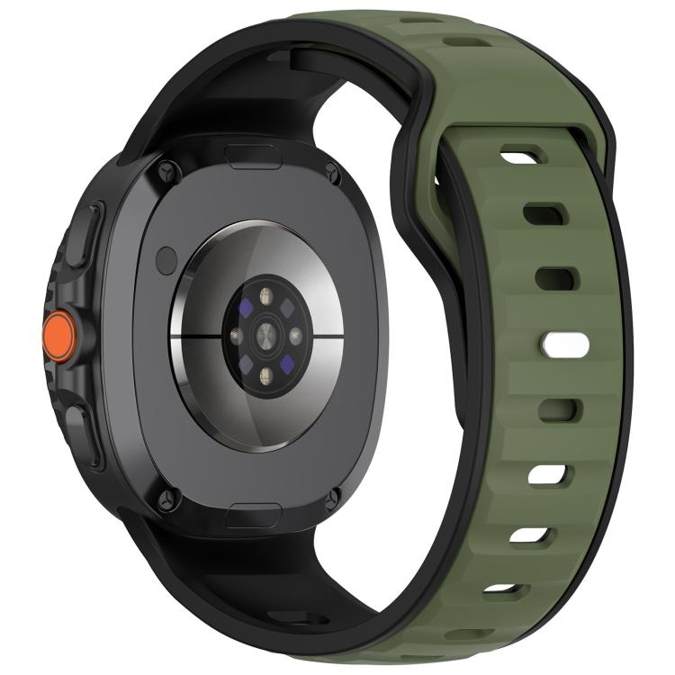 For Samsung Galaxy Watch8 / Wacth8 Classic xDfind Dual Color Silicone Watch Band