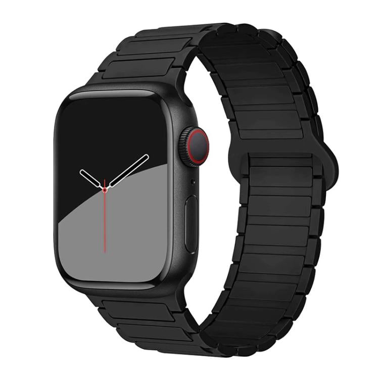 For Apple Watch 38 / 40 / 41 / S10 42mm xDfind Magnetic Three-bead Silicone Watch Band