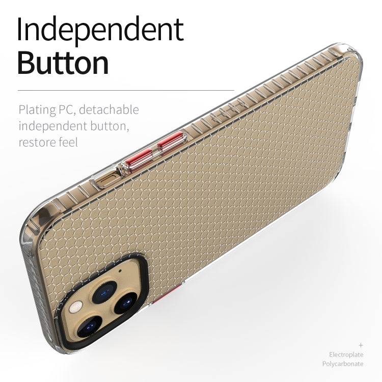 For iPhone 12 mini Honeycomb Shockproof TPU Case