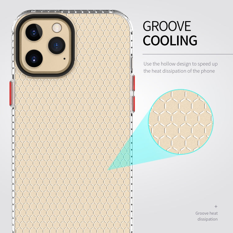 For iPhone 12 mini Honeycomb Shockproof TPU Case