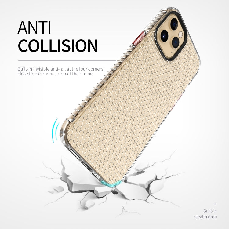 For iPhone 12 Pro Max Honeycomb Shockproof TPU Case
