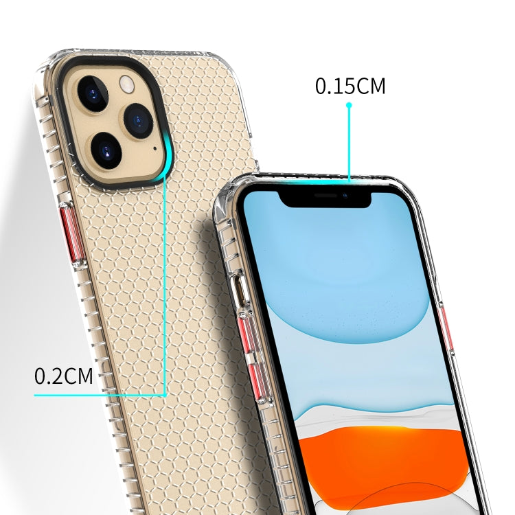 For iPhone 12 Pro Max Honeycomb Shockproof TPU Case