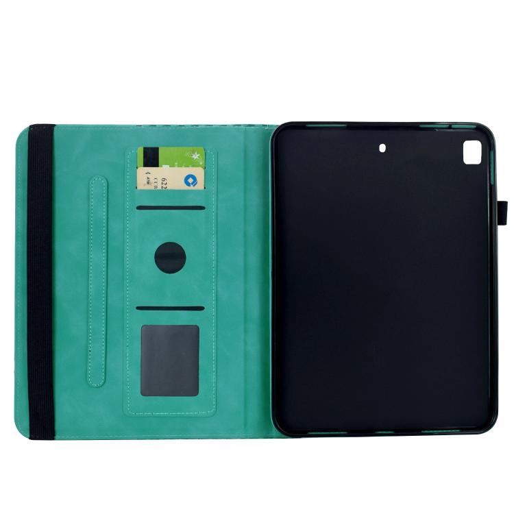 For iPad 10.2 2021 / Air 10.5 Rotatable Rhombus Embossed Smart Leather Tablet Case