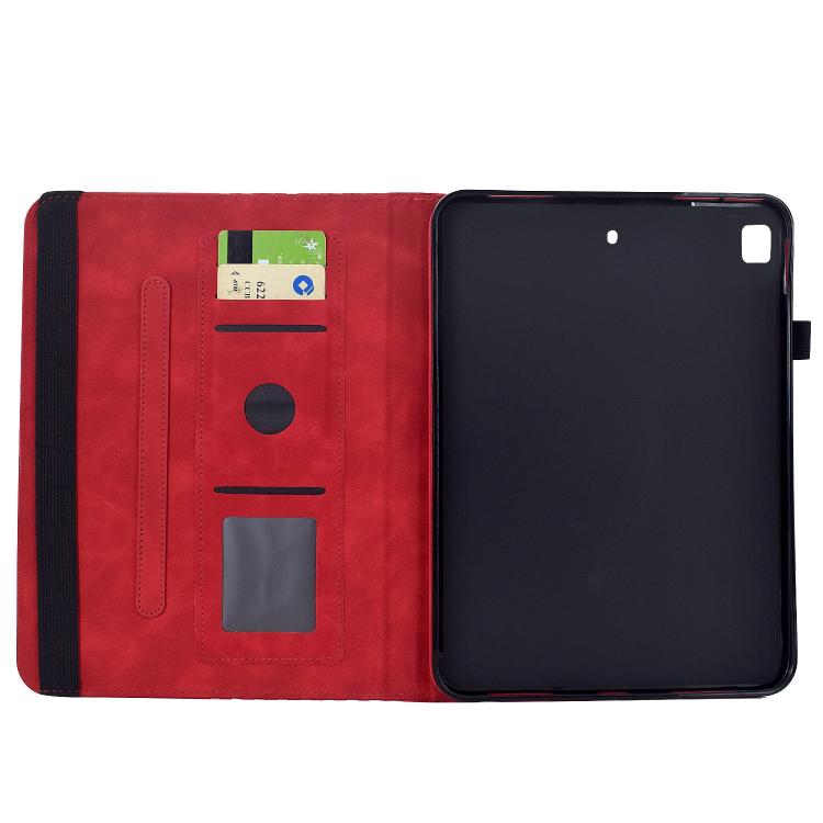 For iPad 10.2 2021 / Air 10.5 Rotatable Rhombus Embossed Smart Leather Tablet Case