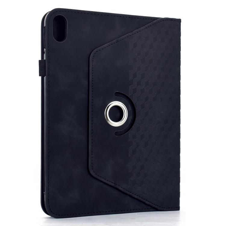 For iPad 2025 / 2022 Rotatable Rhombus Embossed Smart Leather Tablet Case