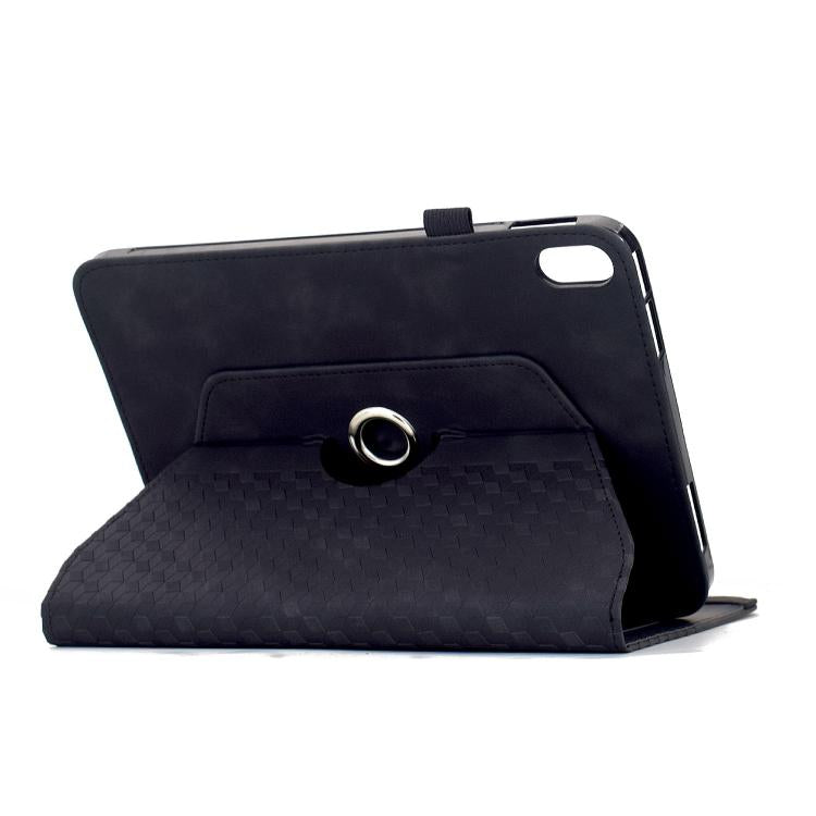 For iPad 2025 / 2022 Rotatable Rhombus Embossed Smart Leather Tablet Case