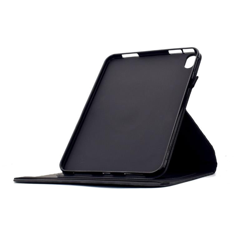 For iPad 2025 / 2022 Rotatable Rhombus Embossed Smart Leather Tablet Case